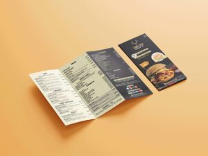 DL menu printing