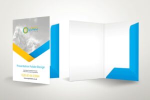 Custom Interlocking Presentation Folders