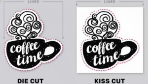 Difference Between Kiss Cut and Die Cut Stickers