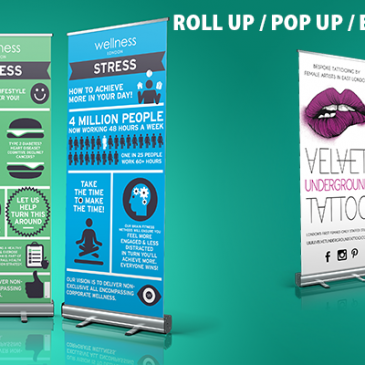 instant printed high quality cheap roll up pop up stand banner print shop near me