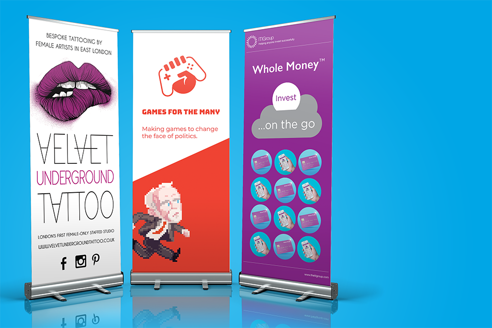 roller banners near me in uk