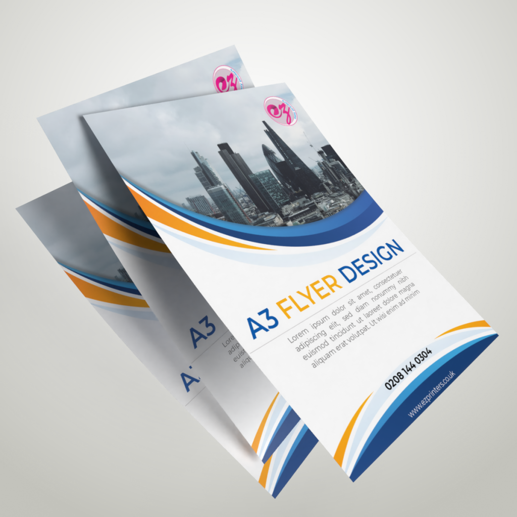 A3 Flyers & Leaflets Printing London ez printers