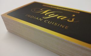 Gold Foiled Business Cards